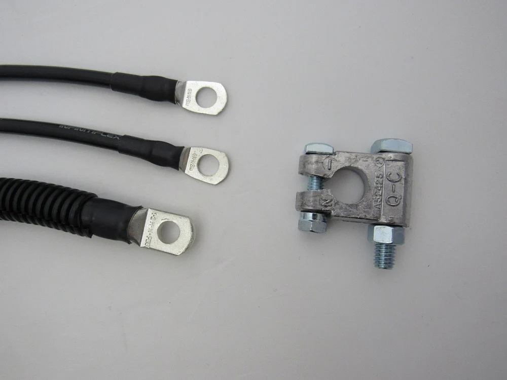 Custom Battery Cables Replacement Cold Weather Battery Cable Set 08-10 Ford 6.4L Powerstroke - Image 3