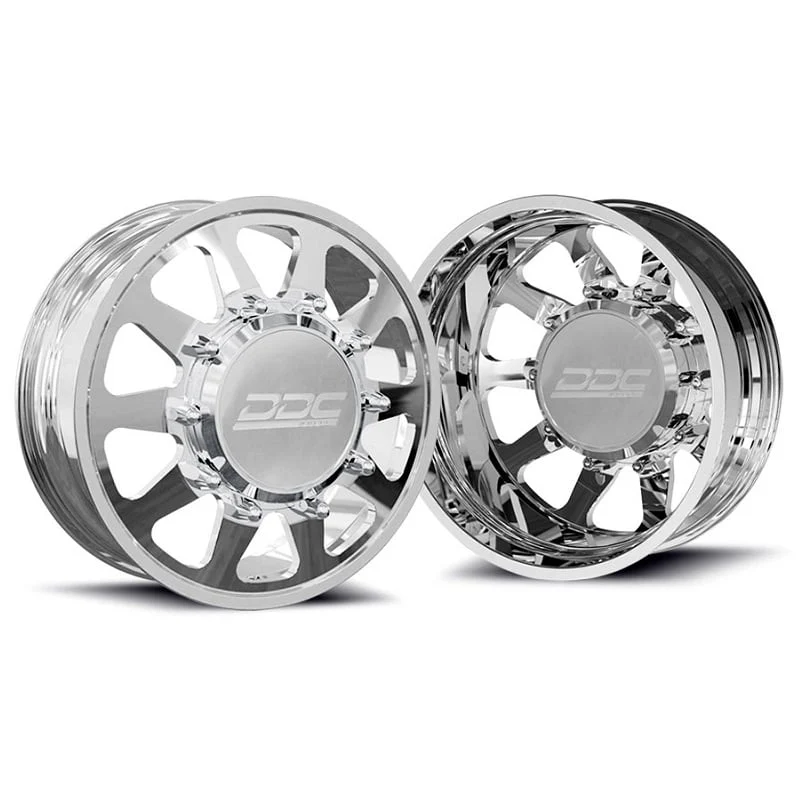 DDC Wheels Forged Polished The Ten 20"x 8.25" Wheel Set 11-23 GM 3500 Dually