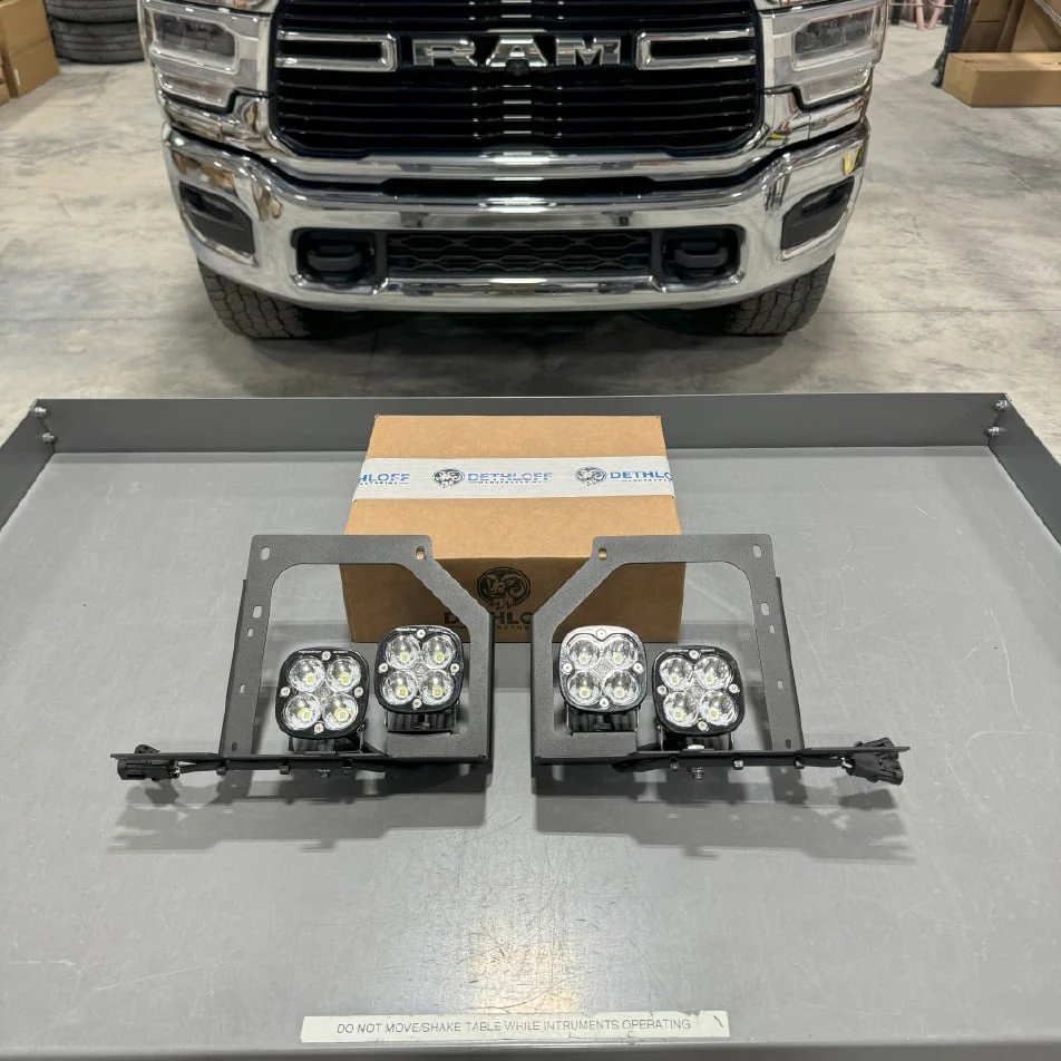 Dethloff High-Output Hidden Light Mounting Kit 19-24 Ram 6.7L Cummins - Image 2