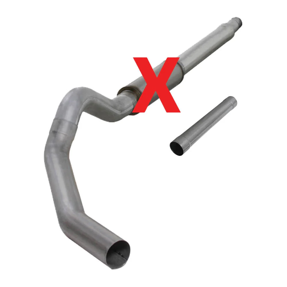 Diamond Eye 5" Stainless Steel Cat Back Single Outlet Exhaust 03-07 6.0L Ford Powerstroke - Image 2