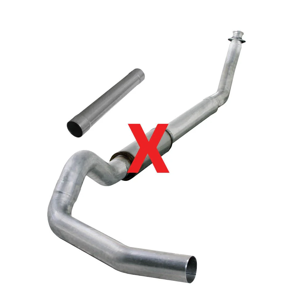 Diamond Eye 5" Stainless Steel Turbo Back Single Outlet Exhaust 98.5-02 Dodge 5.9L Cummins - Image 2