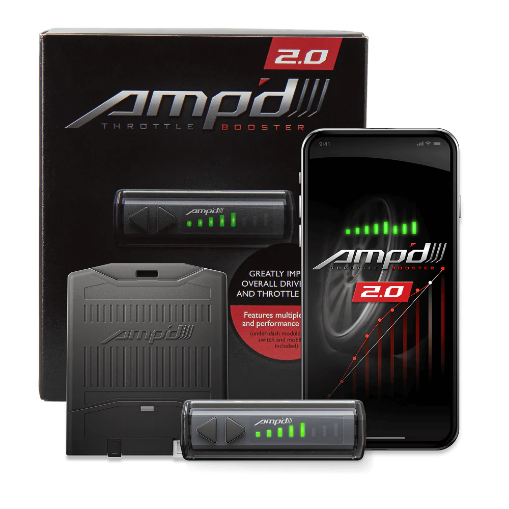 Edge 18854-D2 AmpD 2.0 Bluetooth Throttle Booster 05-10 6.0L / 6.4L Ford Powerstroke