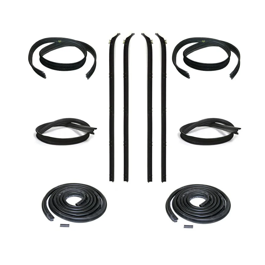 Fairchild Door, Belt, and Window Channel Weatherstrip Seal Kit | 10 Pieces | 81-93 Dodge 250/350