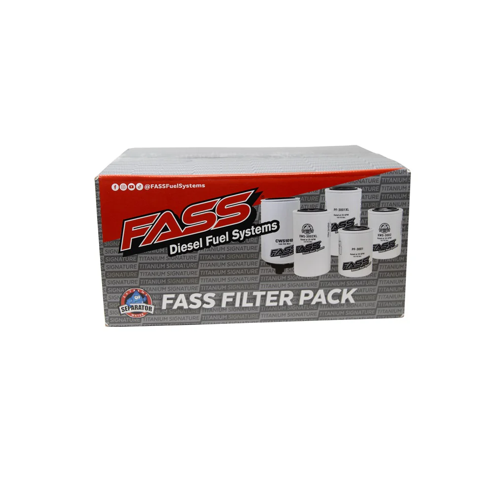 FASS Fuel Systems Titanium/Signature Series XL Water Separator & Fuel Fleet Filter Pack - Image 2
