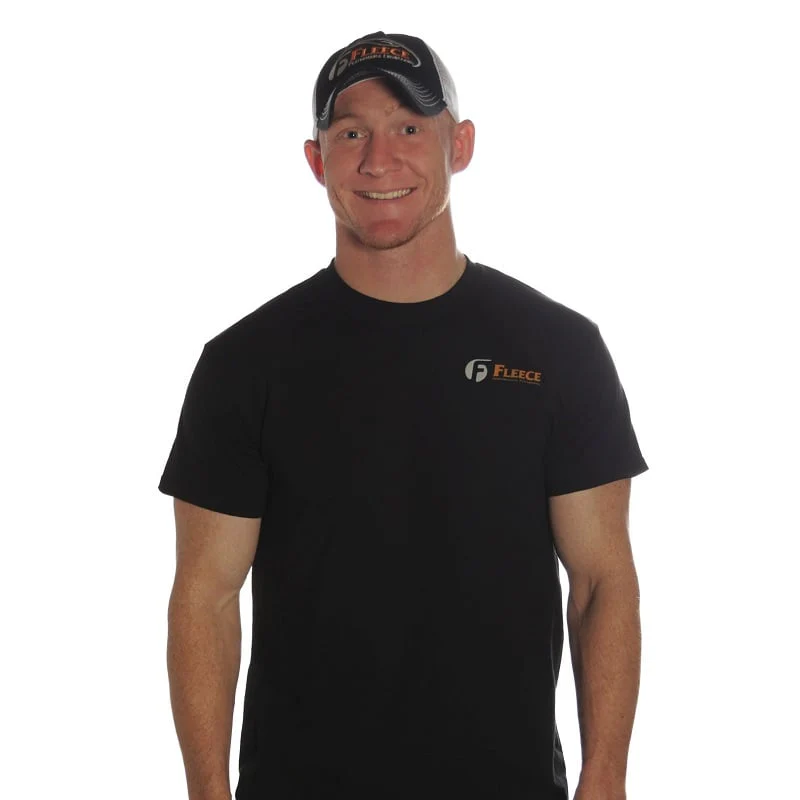 Fleece Performance Flag Black T-Shirt - Image 2