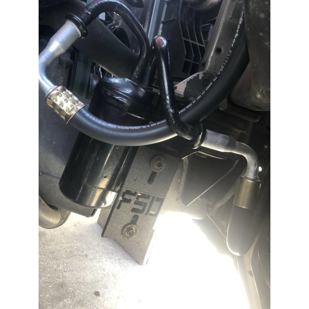 Full Send Diesel A/C Receiver Dryer Relocation Kit 03-09 Dodge Ram 5.9/6.7L Cummins - Image 2