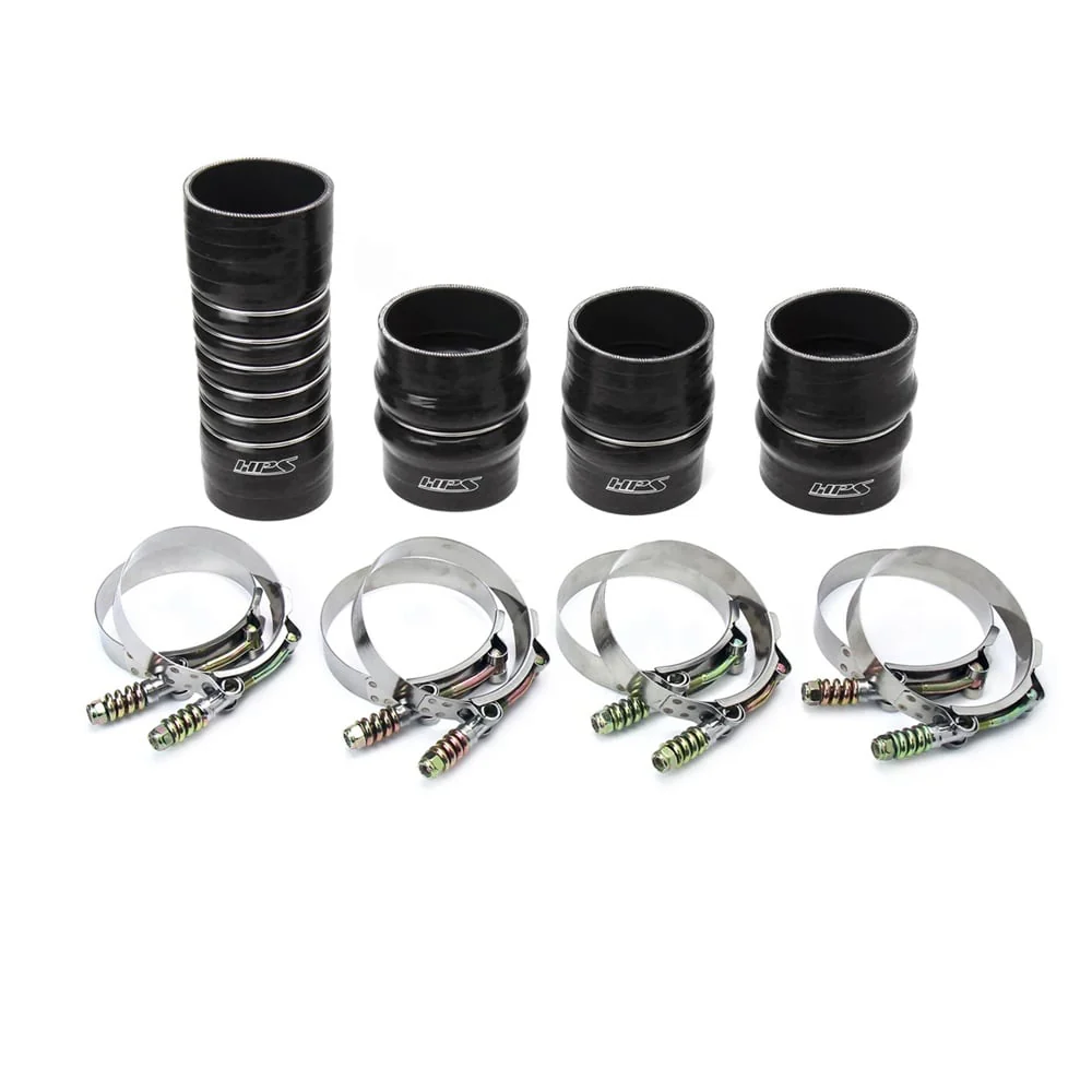HPS High Temp Reinforced Silicone Intercooler Boot Kit 03-07 Dodge 5.9L Cummins - Image 3