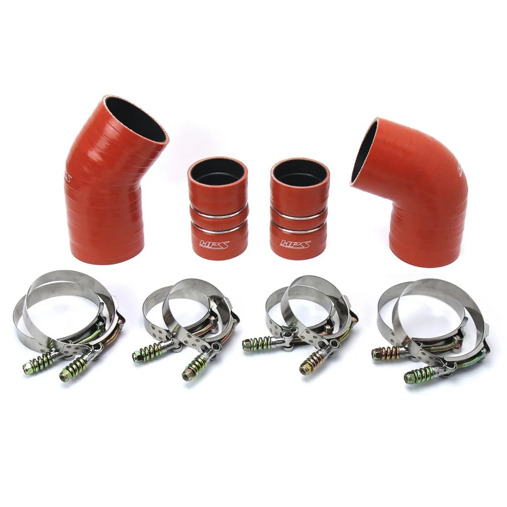 HPS High Temp Reinforced Silicone Intercooler Boot Kit 04.5-05 GM 6.6L Duramax LLY - Image 2