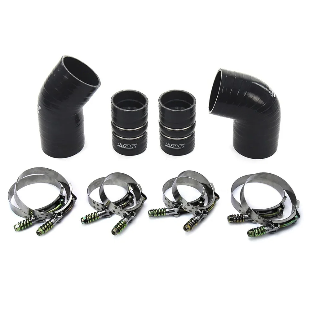 HPS High Temp Reinforced Silicone Intercooler Boot Kit 04.5-05 GM 6.6L Duramax LLY - Image 3