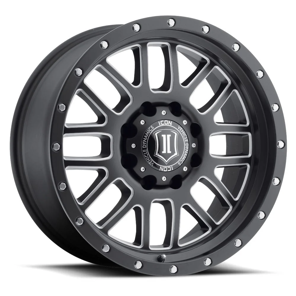 ICON  Alpha Wheels 20" Gloss Black with Milled Spoke - Image 2