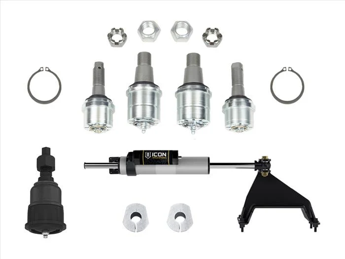 ICON Ultimate Front End Kit with Track Bar Ball Joint 05-22 Ford SuperDuty 4WD - Image 5