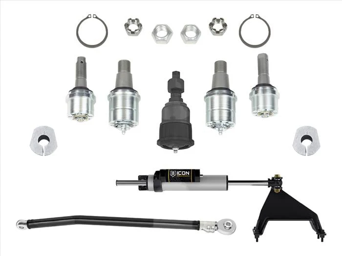 ICON Ultimate Front End Kit with Track Bar Ball Joint 05-22 Ford SuperDuty 4WD - Image 7