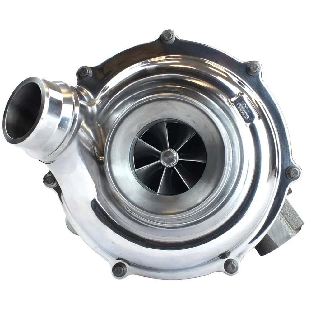 Industrial Injection XR1 Series Turbo Billet 64mm With Pedestal 15-16 6.7L Ford Powerstroke - Image 2