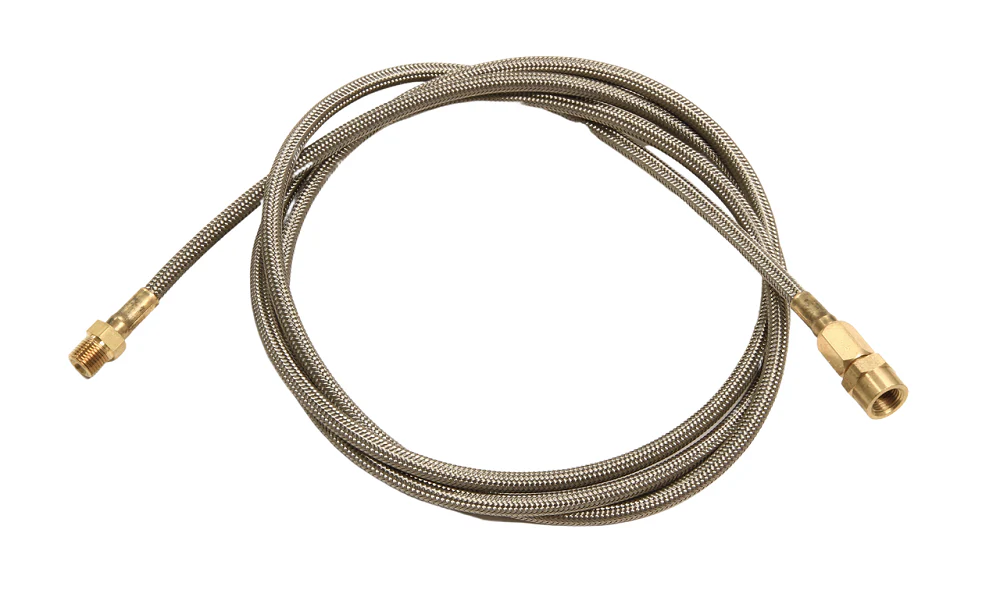Isspro Braided Stainless Steel Hose For Mechanical Fuel Pressure Gauge - Image 3