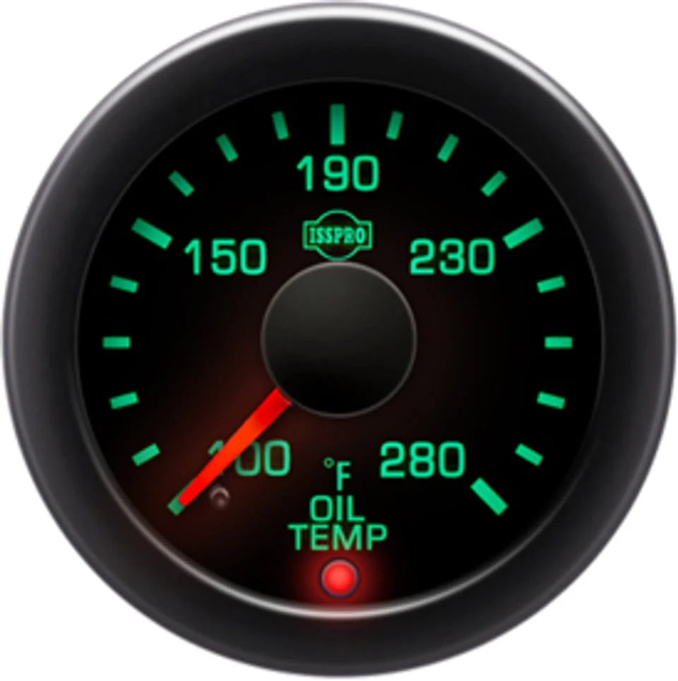Isspro EV2 Electronic Engine Oil Temperature Gauge And Sensor R17000-Style - Image 2