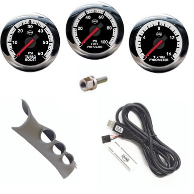 Isspro EV2 Pillar Kit With 3-Gauges 10-24 Ram 6.7L Cummins - Image 3