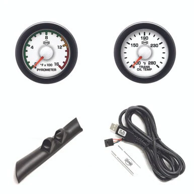 Isspro EV2 Pillar Kit With Pyrometer and Transmission Temp 98-02 Dodge/Ram 5.9L Cummins - Image 2