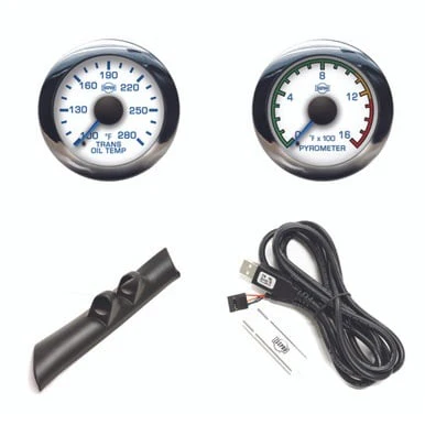 Isspro EV2 Pillar Kit With Pyrometer and Transmission Temp 98-02 Dodge/Ram 5.9L Cummins - Image 5