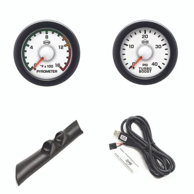 Isspro EV2 Pillar Kit With Pyrometer and Turbo Boost 94-97 Dodge/Ram 5.9L Cummins - Image 2