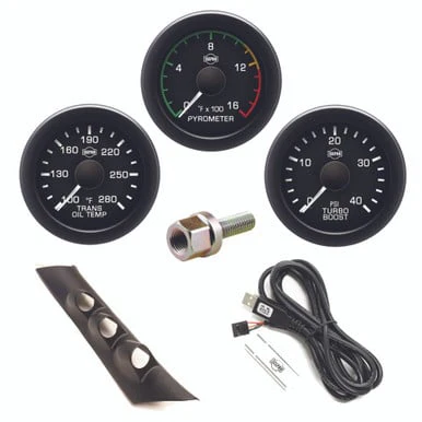 Isspro EV2 Pillar Kit With Pyrometer, Boost, and Transmission Temp 98-02 Dodge/Ram 5.9L Cummins - Image 3