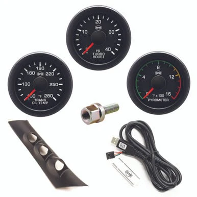 Isspro EV2 Pillar Kit With Pyrometer, Boost, and Transmission Temp 98-02 Dodge/Ram 5.9L Cummins - Image 4