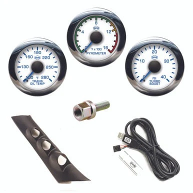Isspro EV2 Pillar Kit With Pyrometer, Boost, and Transmission Temp Gauges 03-09 Ram 5.9/6.7L Cummins - Image 4