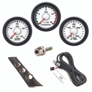 Isspro EV2 Pillar Kit With Pyrometer, Boost, and Transmission Temp Gauges 03-09 Ram 5.9/6.7L Cummins - Image 5