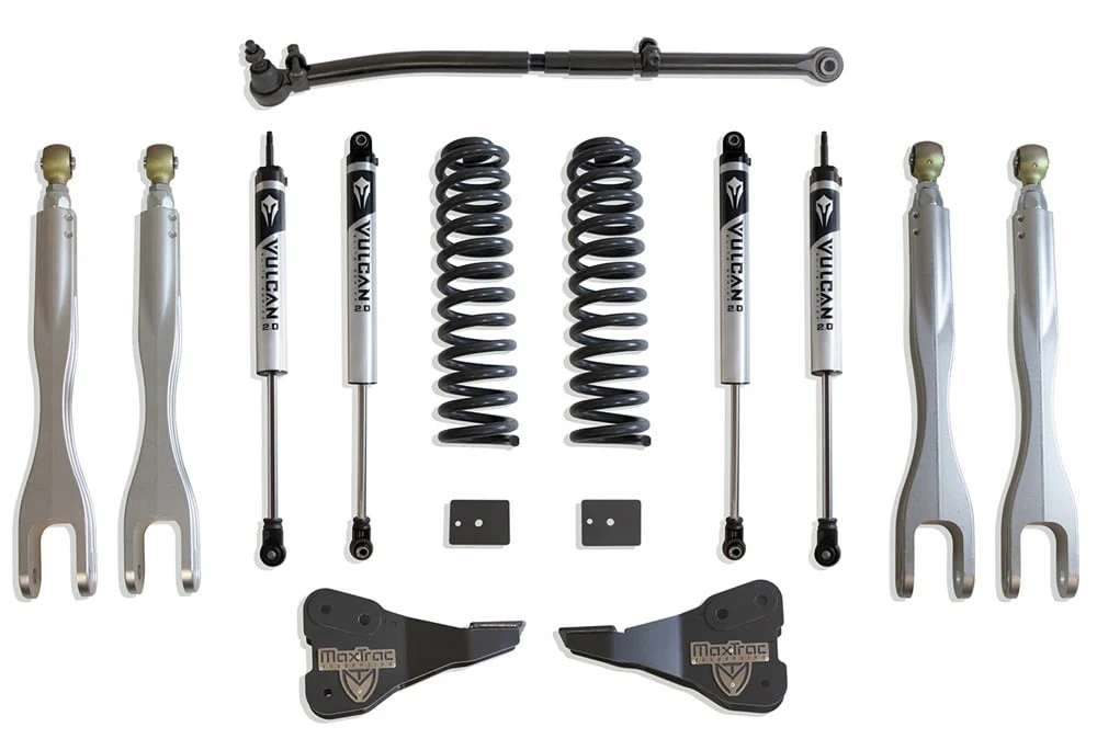 MaxTrac 2.5" Coil Spring | 4-Link | Shock Leveling Kit 17-22 Ford 6.7L Powerstroke F250/F350 4WD - Image 7