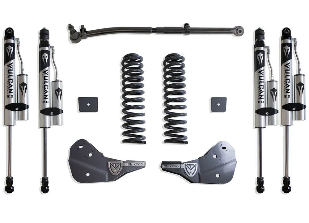 MaxTrac 2.5" Coil Spring Leveling Kit With Shocks 23-24 Ford 6.7L Powerstroke 4WD - Image 5