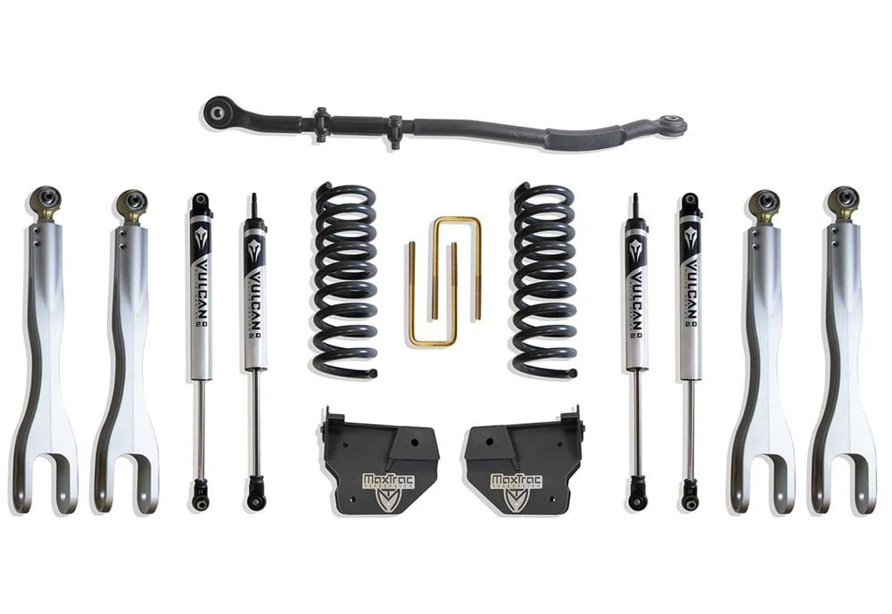 MaxTrac 2.5" Coil Spring | 4-Link | Shock Leveling Kit 14-24 Ram 6.7L Cummins 2500/3500 4WD - Image 15