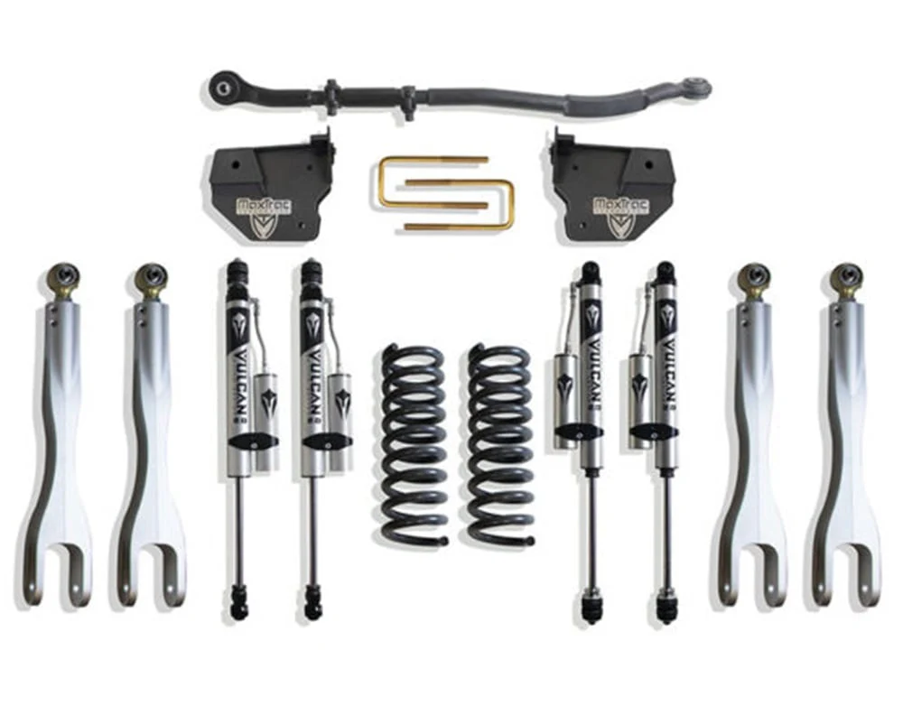 MaxTrac 2.5" Coil Spring | 4-Link | Shock Leveling Kit 14-24 Ram 6.7L Cummins 2500/3500 4WD - Image 2