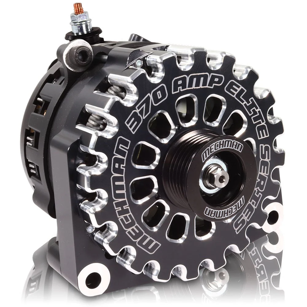 Mechman Large Case Billet 370 Amp High Output Alternator 01-07 GM 6.6L Duramax - Image 3