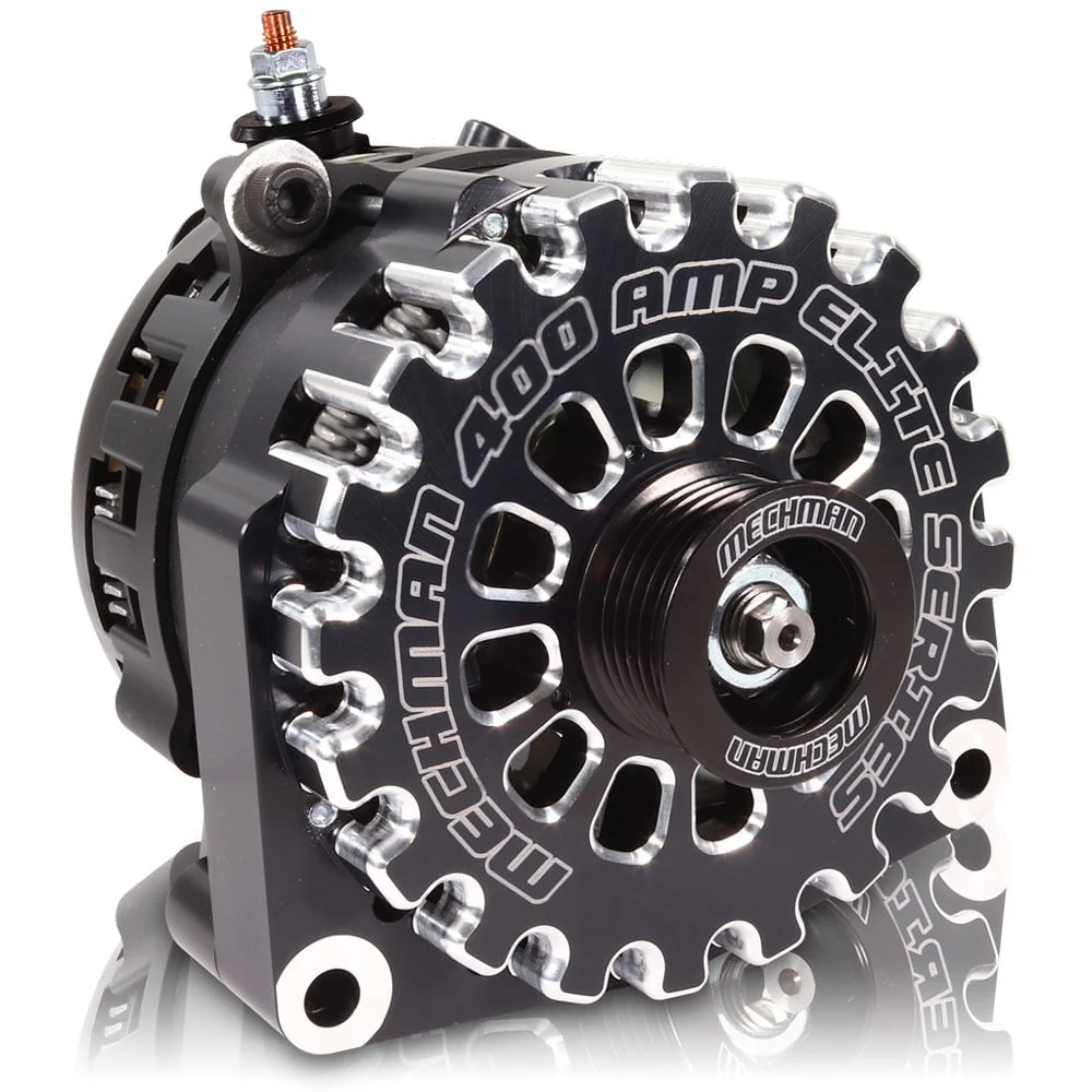 Mechman Large Case Billet 400 Amp High Output Alternator 01-07 GM 6.6L Duramax - Image 2