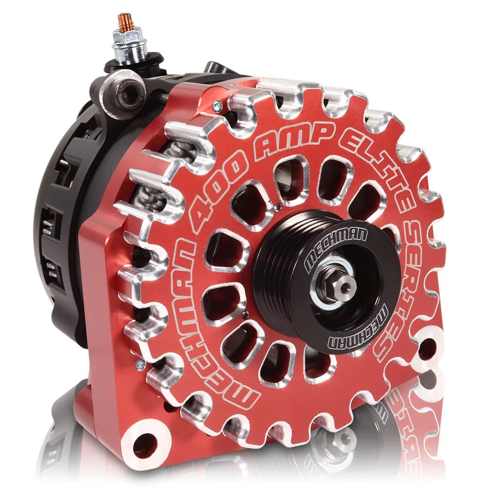 Mechman Large Case Billet 400 Amp High Output Alternator 01-07 GM 6.6L Duramax - Image 3