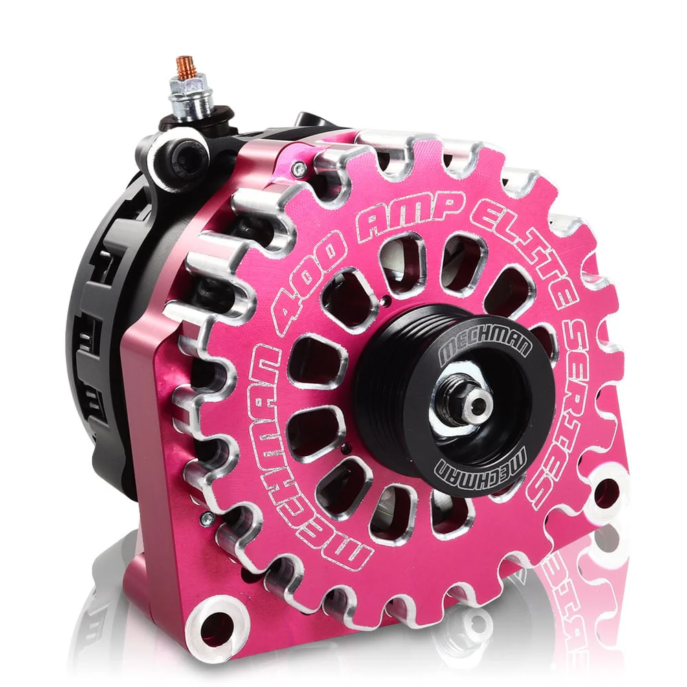 Mechman Large Case Billet 400 Amp High Output Alternator 01-07 GM 6.6L Duramax - Image 6