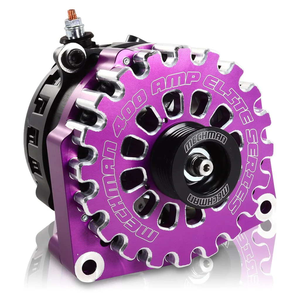 Mechman Large Case Billet 400 Amp High Output Alternator 01-07 GM 6.6L Duramax - Image 7