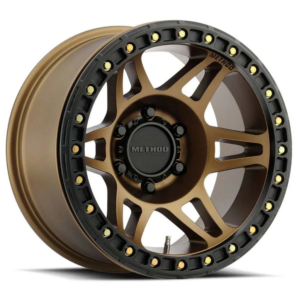 Method Race Wheels 106 | 17" Beadlock Wheel | Matte Black Machined Bronze - Image 6