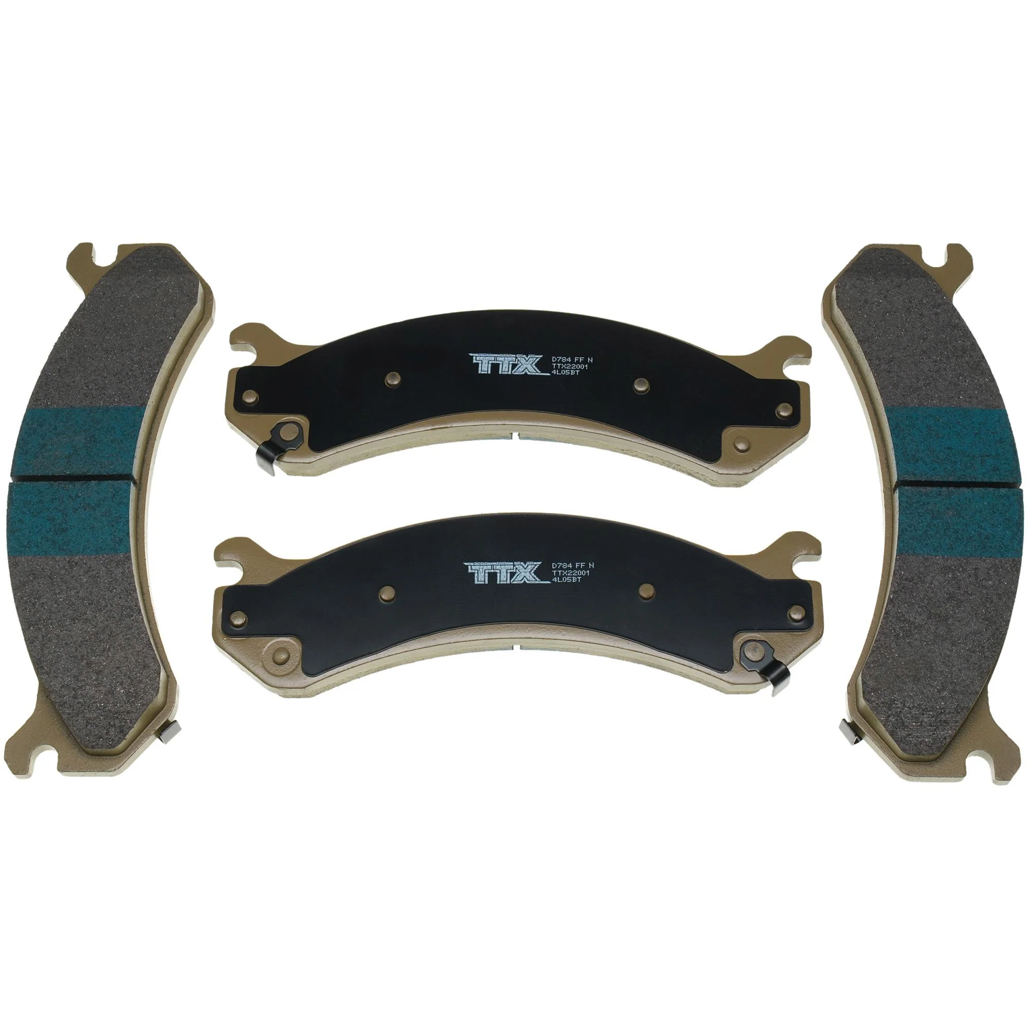 Mevotech TTX Premium Met Front Brake Pads 01-10 GM 2500HD/3500HD - Image 2
