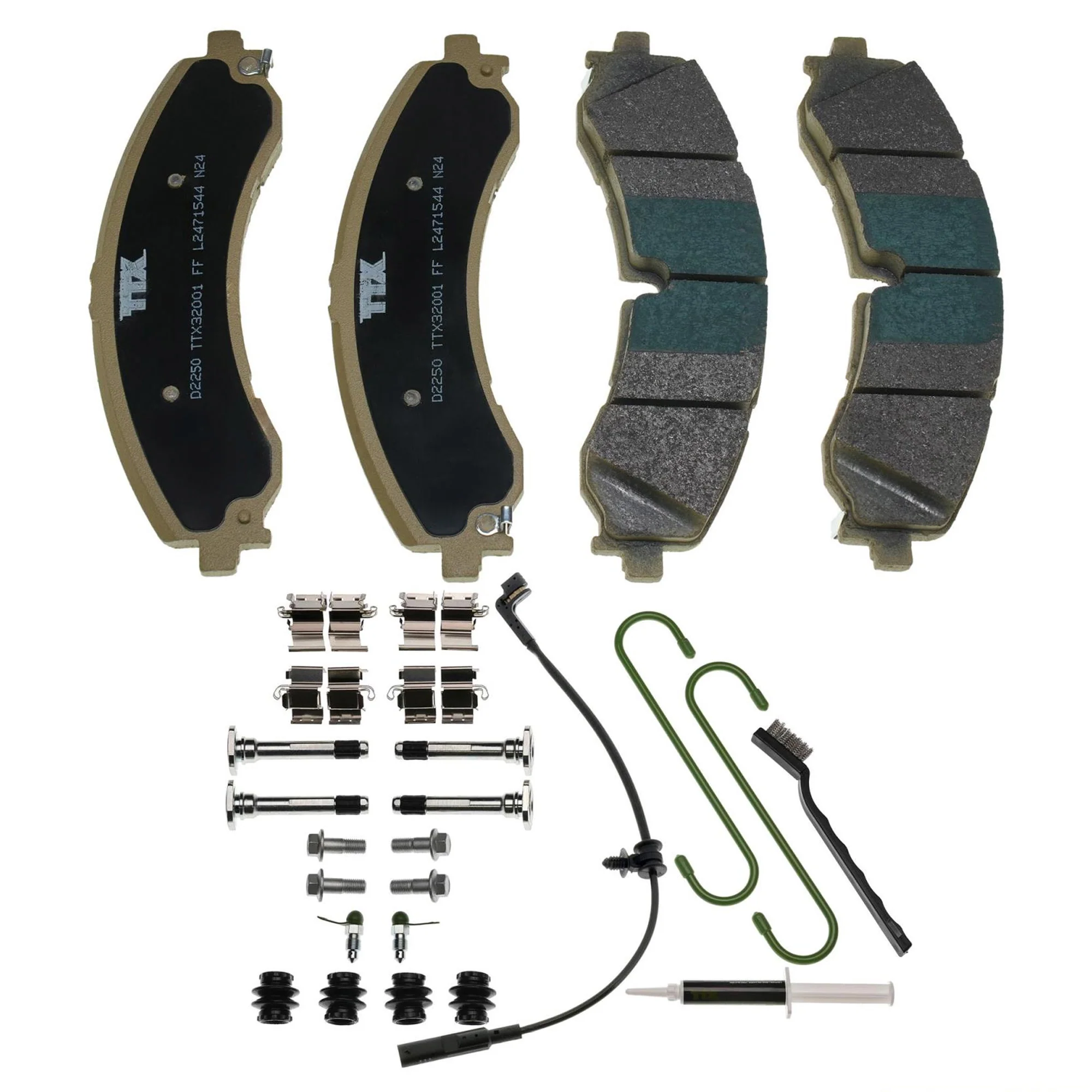 Mevotech TTX SuperMet Front/Rear Brake Pads 20-24 GM 2500HD/3500HD