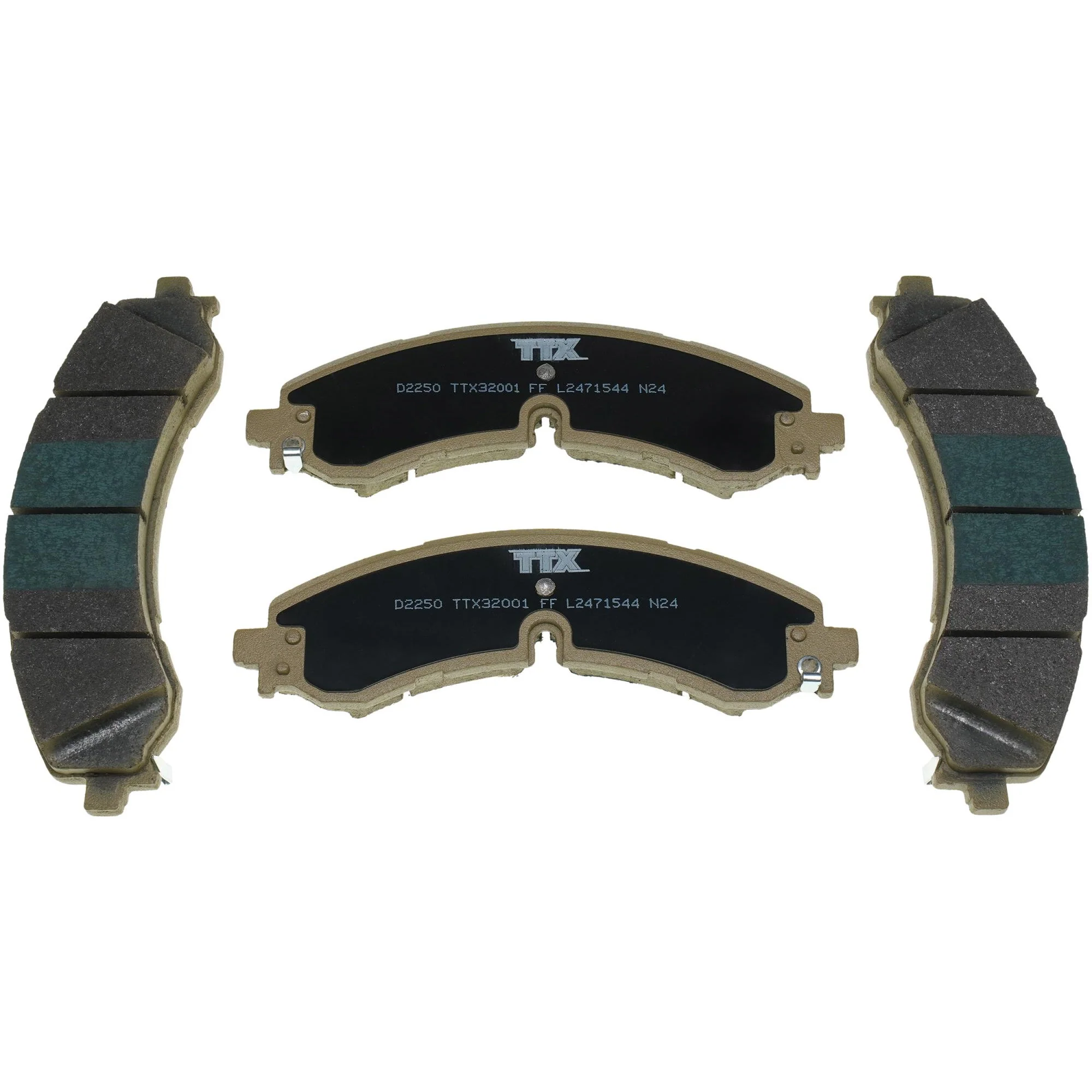 Mevotech TTX SuperMet Front/Rear Brake Pads 20-24 GM 2500HD/3500HD - Image 2