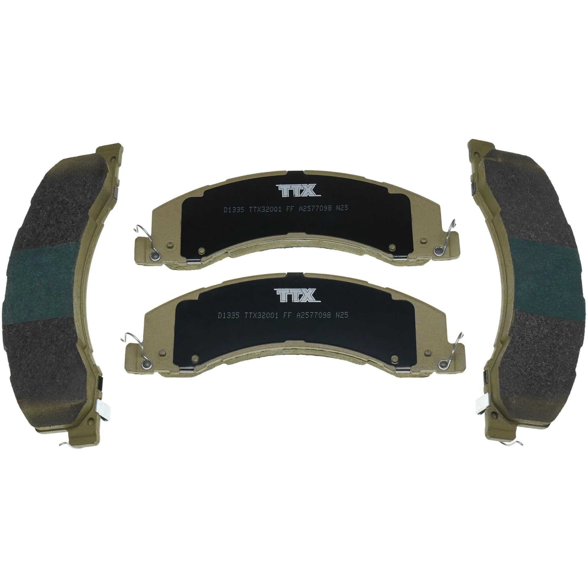 Mevotech TTX Premium Met Front/Rear Brake Pads 08-24 Dodge Ram 4500/5500 - Image 2