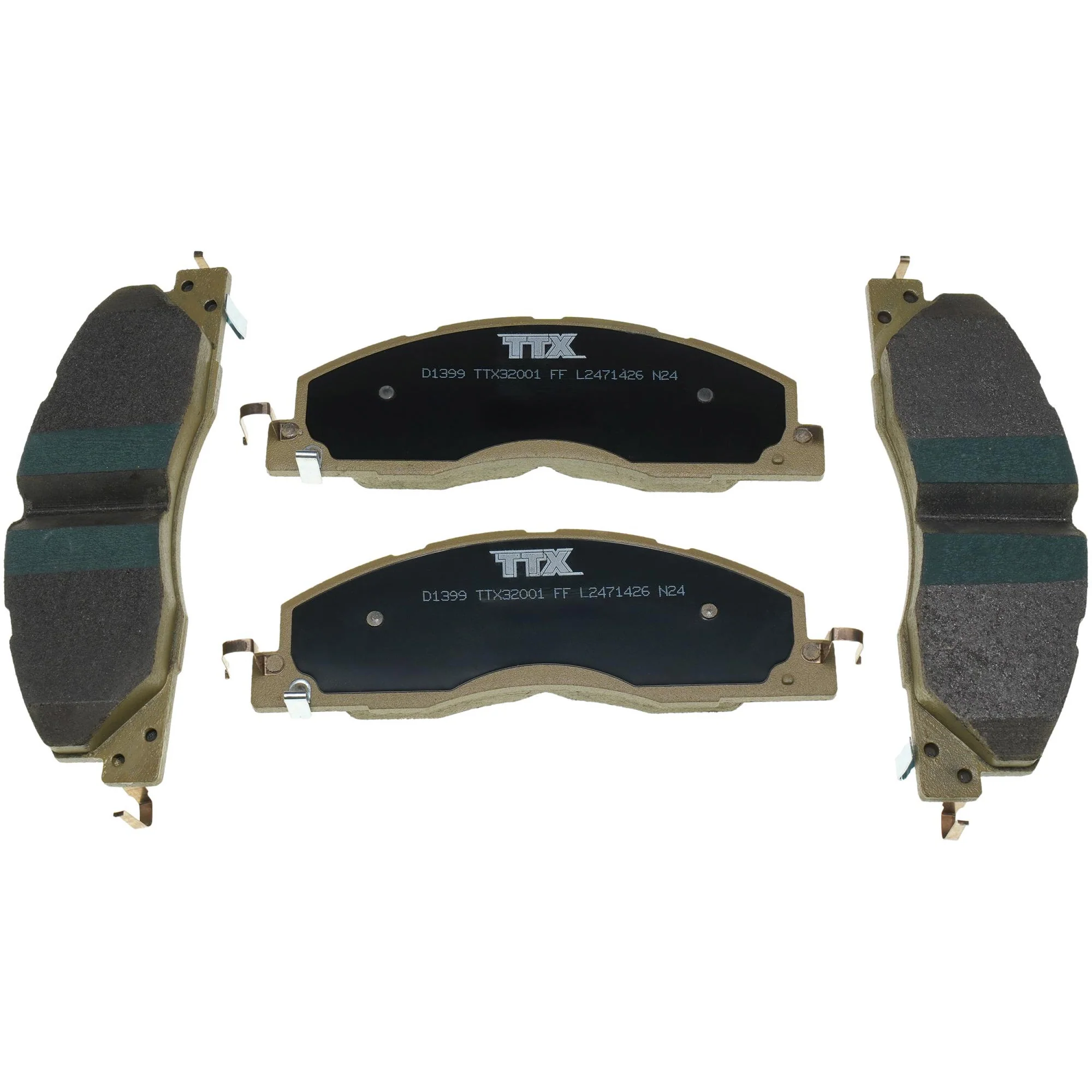 Mevotech TTX Premium Met Brake Pads 09-18 Dodge Ram 2500/3500 - Image 3