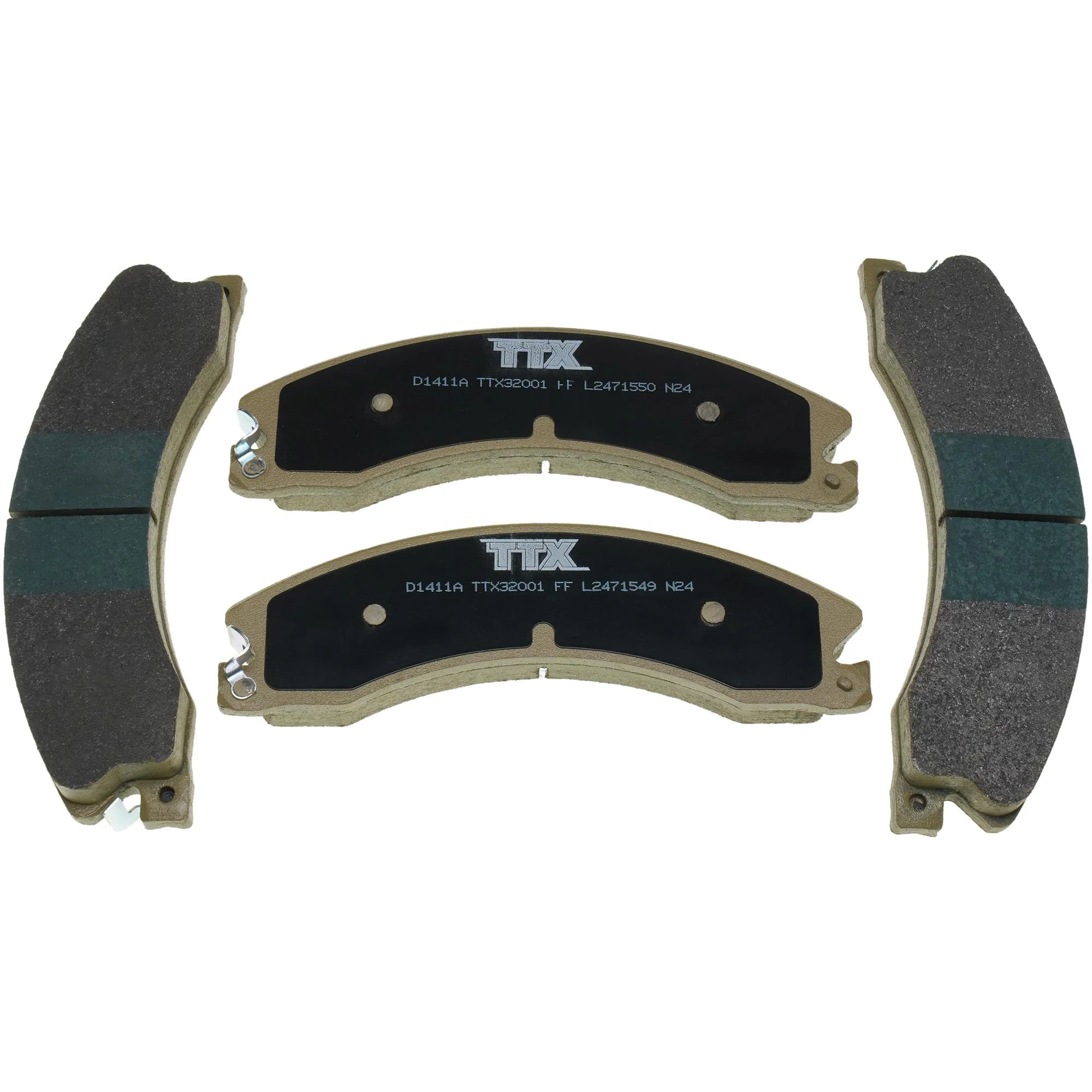 Mevotech TTX Premium Met Front/Rear Brake Pads 11-19 GM 2500HD/3500HD - Image 2