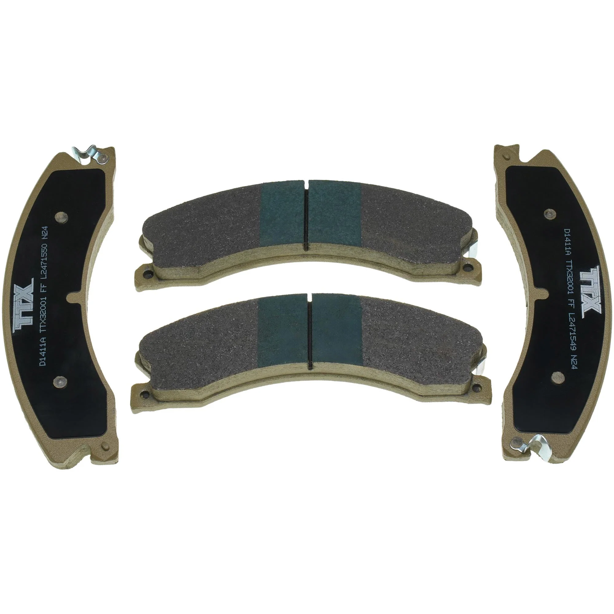 Mevotech TTX Premium Met Front/Rear Brake Pads 11-19 GM 2500HD/3500HD - Image 3