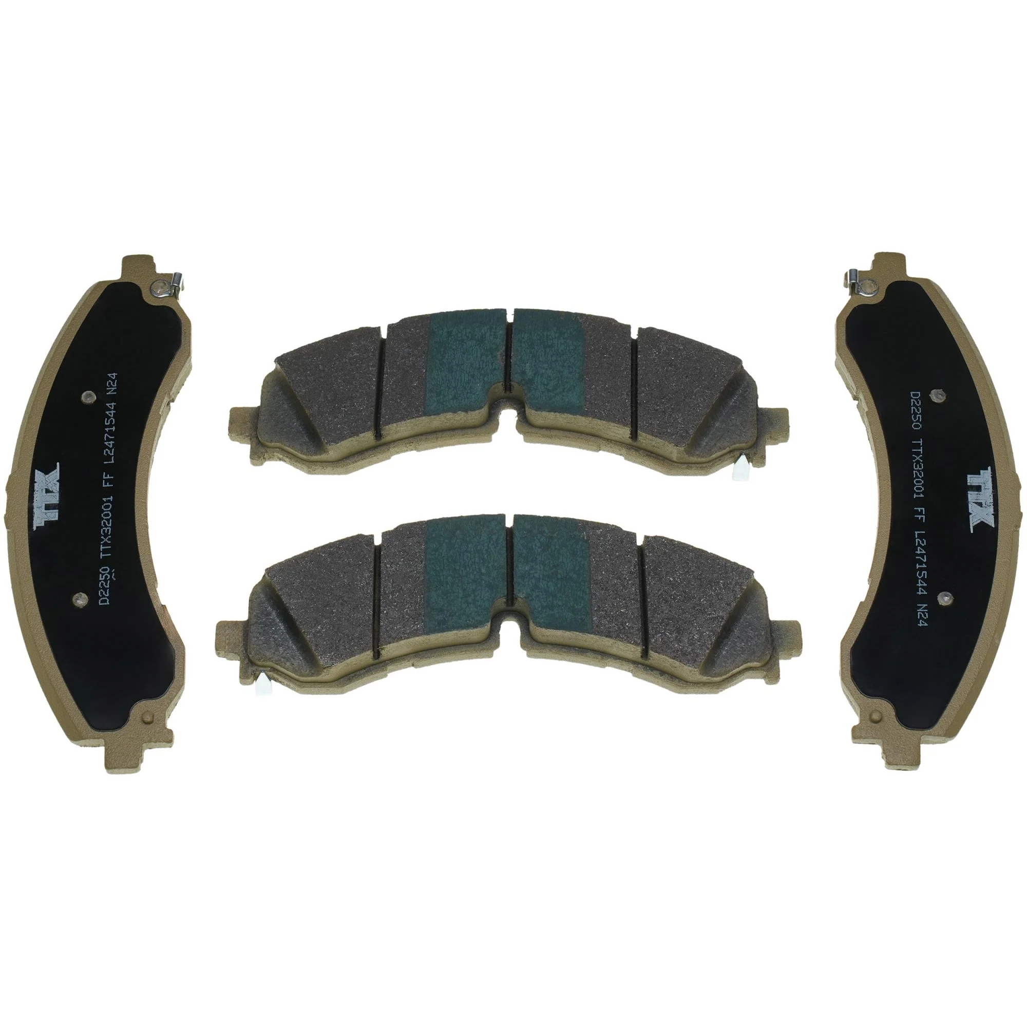 Mevotech TTX Premium Met Front/Rear Brake Pads 20-24 GM 2500HD/3500HD - Image 3