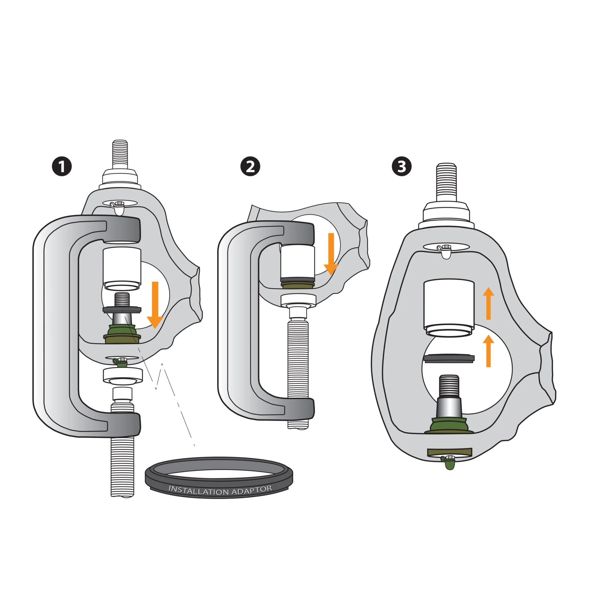 Mevotech TTX Suspension Lower Ball Joint 00-02 Dodge Ram 2500 4WD / 3500 - Image 6