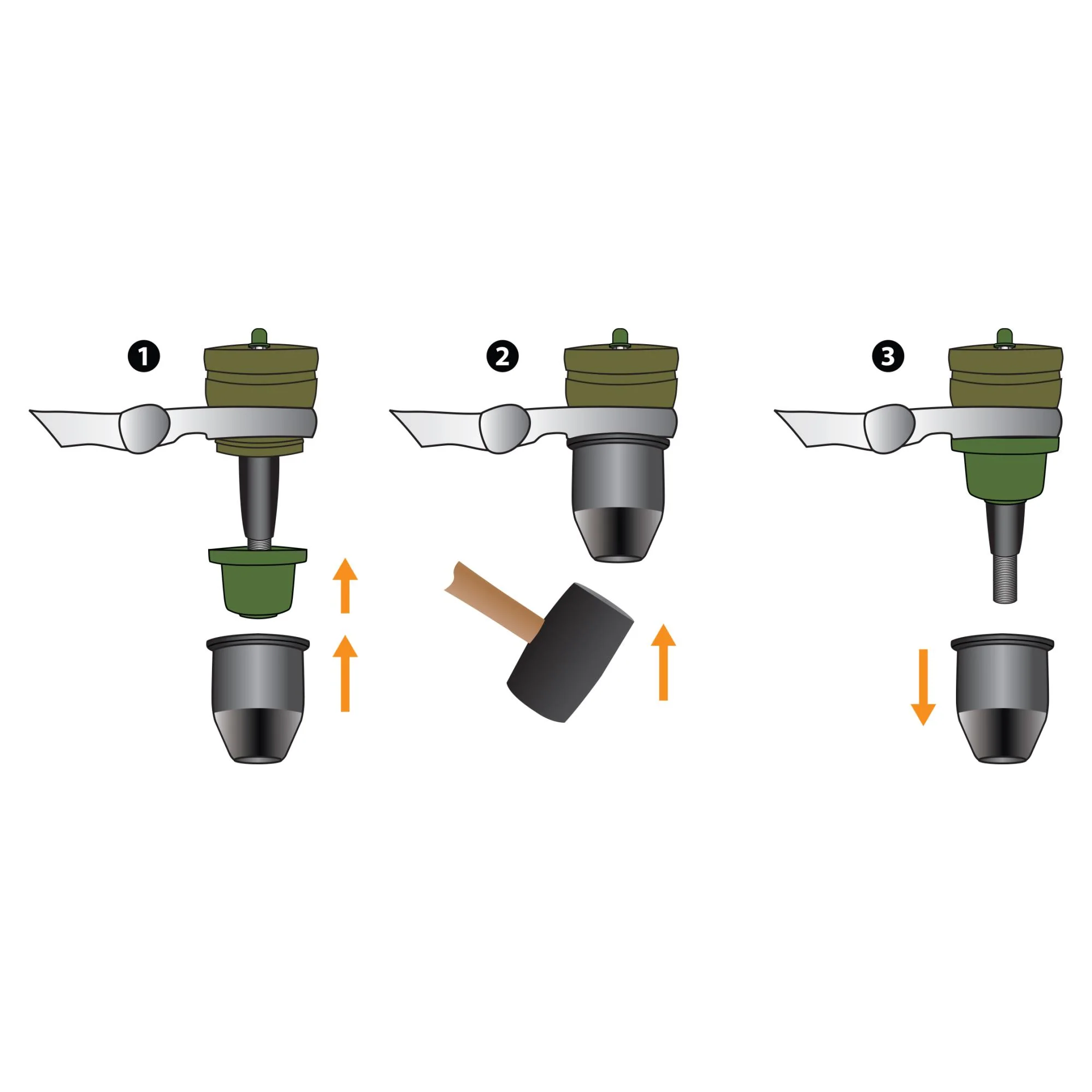Mevotech TTX Suspension Track Bar Ball Joint 05-23 Ford F250/F350 | 05-19 F450/F550 - Image 6