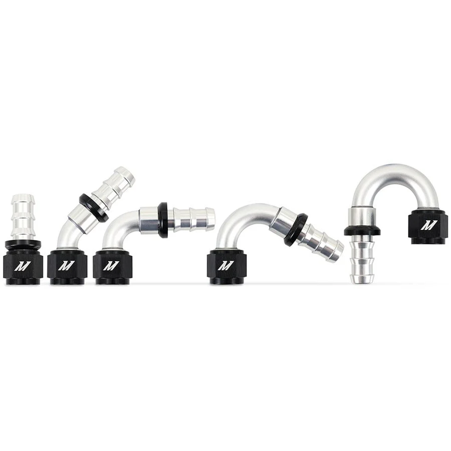 Mishimoto Choose Your Own Push-Lock AN Fittings | -4/-6/-8/-10/-12 | Straight/45°/90°/120°/180° - Image 2