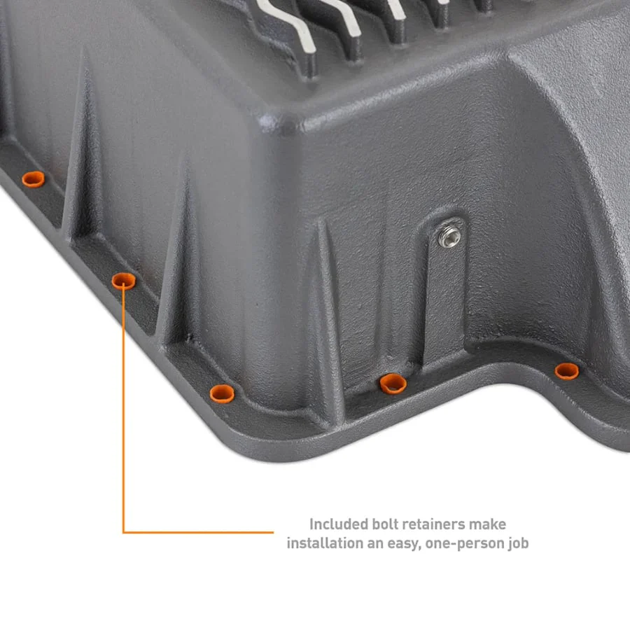 Mishimoto Deep Aluminum Transmission Pan 89-10 Ford 7.3L/6.0L/6.4L Powerstroke E4OD/4R100/5R110 - Image 4