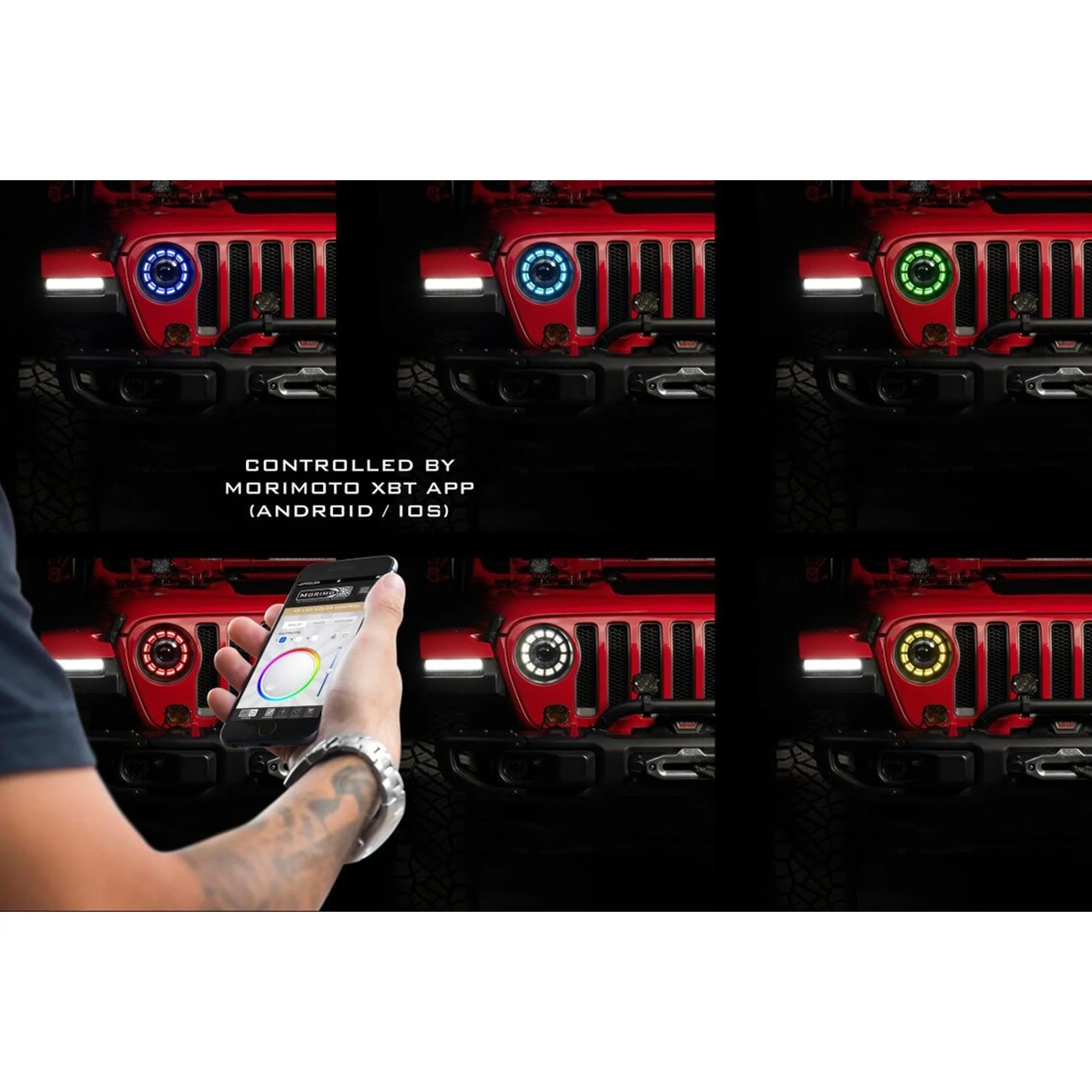 Morimoto Super 7 LED Headlights | 20-23 Jeep Wrangler JL/ Gladiator JT - Image 3